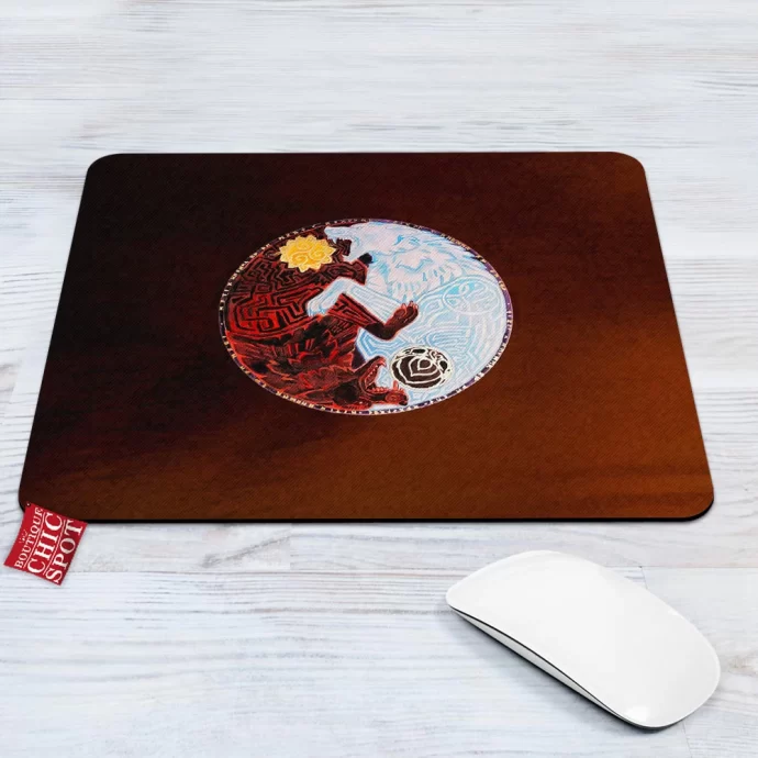 Yin Yang Wolf Mouse Pad