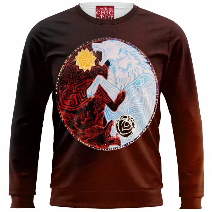 Yin Yang Wolf Sweatshirt