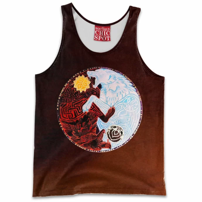 Yin Yang Wolf Tank Top