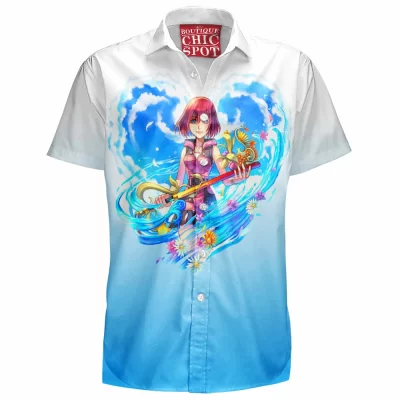 Game Hawaiian-Shirt, Kingdom Hearts Hawaiian-Shirt, Kairi Hawaiian-Shirt