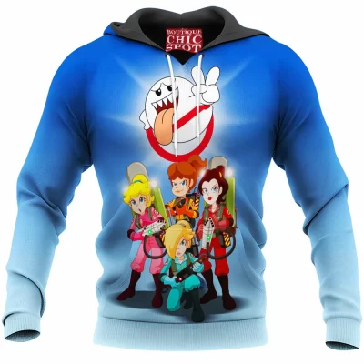 Game Hoodie, King Boo Hoodie, Mario Hoodie, Ghost Buster Hoodie