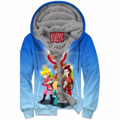 Game Zip-Fleece-Hoodie, King Boo Zip-Fleece-Hoodie, Mario Zip-Fleece-Hoodie, Ghost Buster Zip-Fleece-Hoodie