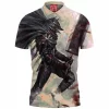 Anime Polo Shirt, Berserk Polo Shirt, Guts Polo Shirt