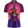 Comic Polo Shirt, Doctor Fate Polo Shirt, Fate Polo Shirt