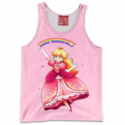 Game Tank-Top, Mario Tank-Top, Princess Peach Tank-Top