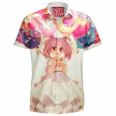 Anime Hawaiian-Shirt, Sailor Moon Hawaiian-Shirt, Chibiusa Hawaiian-Shirt