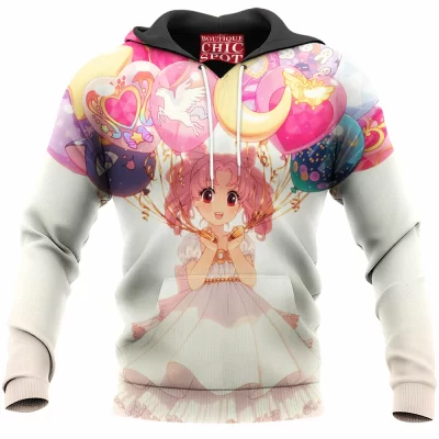 Anime Hoodie, Sailor Moon Hoodie, Chibiusa Hoodie