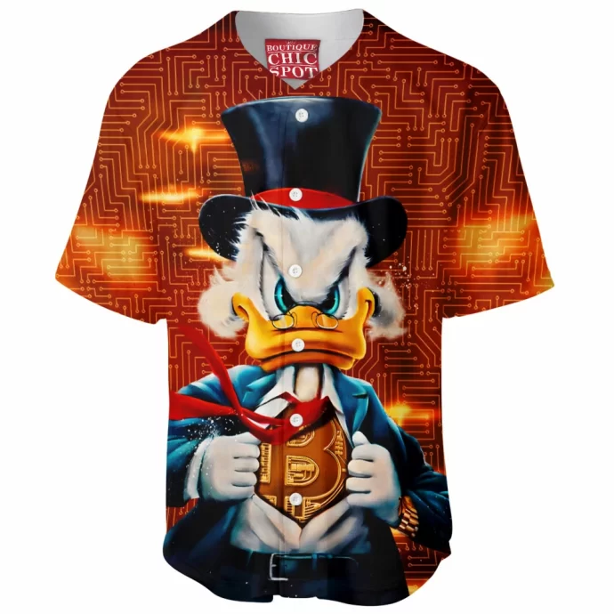 Scrooge McDuck Baseball Jersey