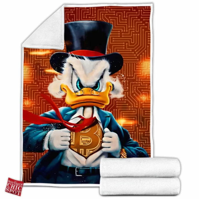 Scrooge McDuck Fleece Blanket