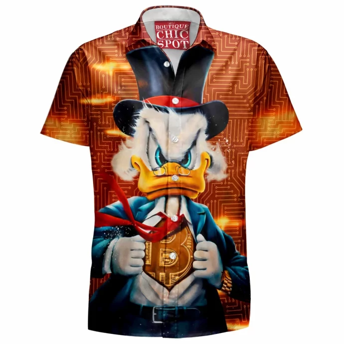 Scrooge McDuck Hawaiian Shirt