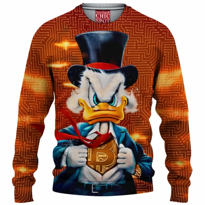 Scrooge McDuck Knitted Sweater