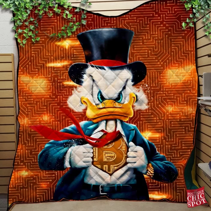 Scrooge McDuck Quilt Blanket