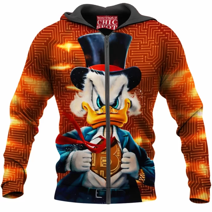 Scrooge McDuck Zip Hoodie