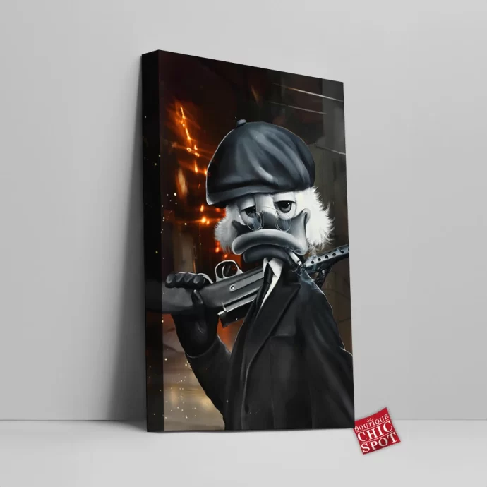 Scrooge McDuck Canvas Wall Art