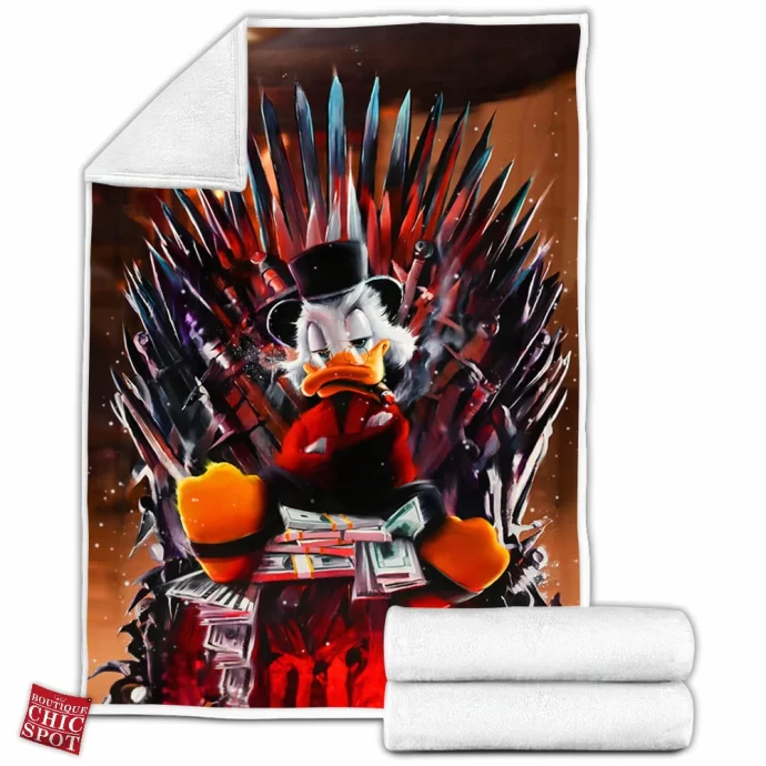 Scrooge McDuck Fleece Blanket