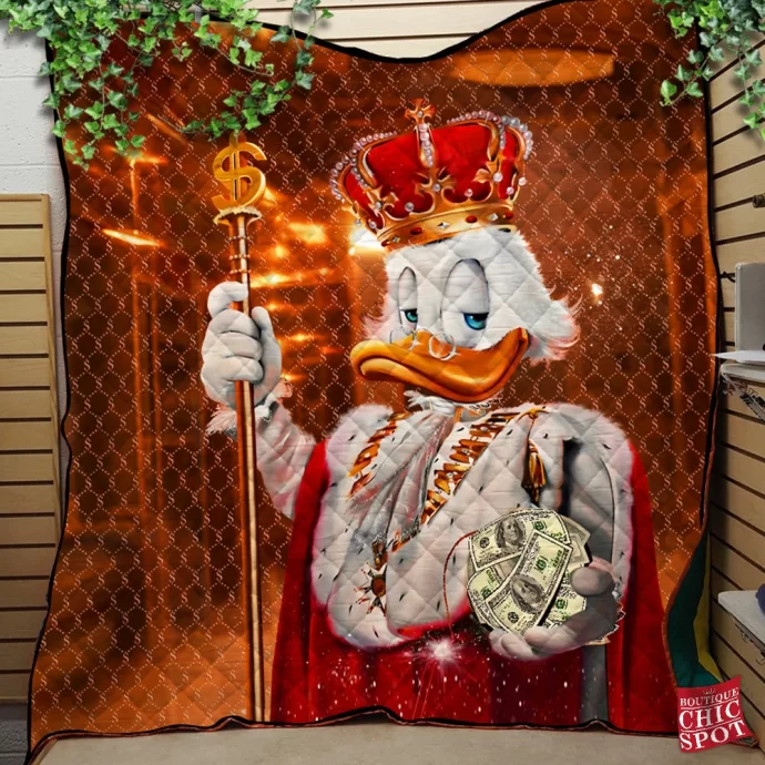 Scrooge McDuck Quilt Blanket