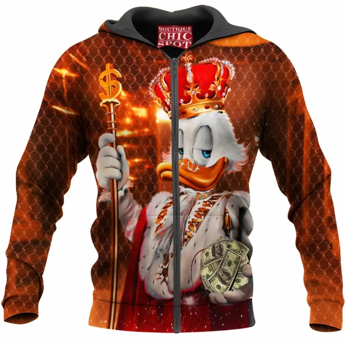 Scrooge McDuck Zip Hoodie