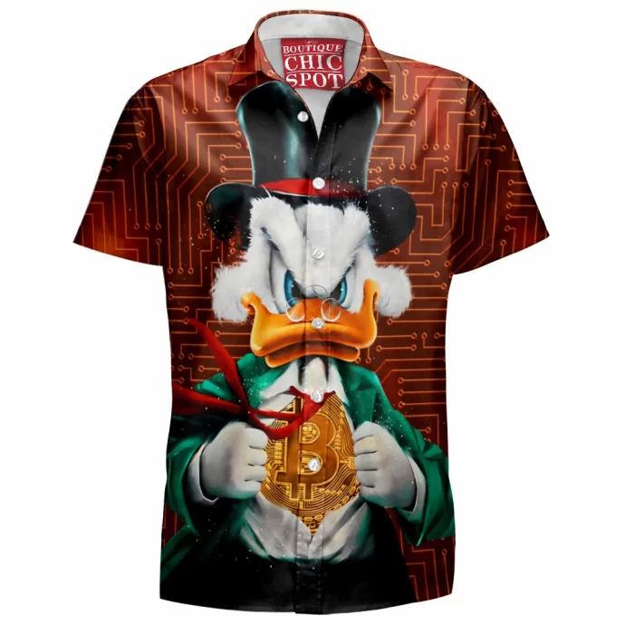 Scrooge McDuck Hawaiian Shirt