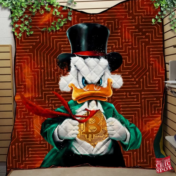 Scrooge McDuck Quilt Blanket