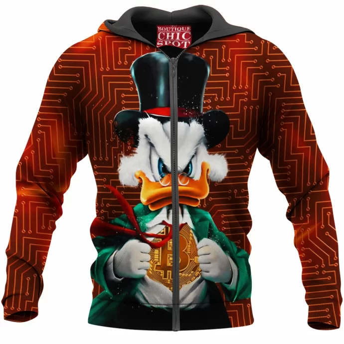 Scrooge McDuck Zip Hoodie