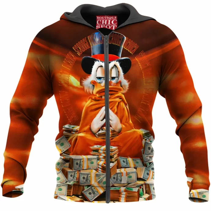 Scrooge McDuck Zip Hoodie