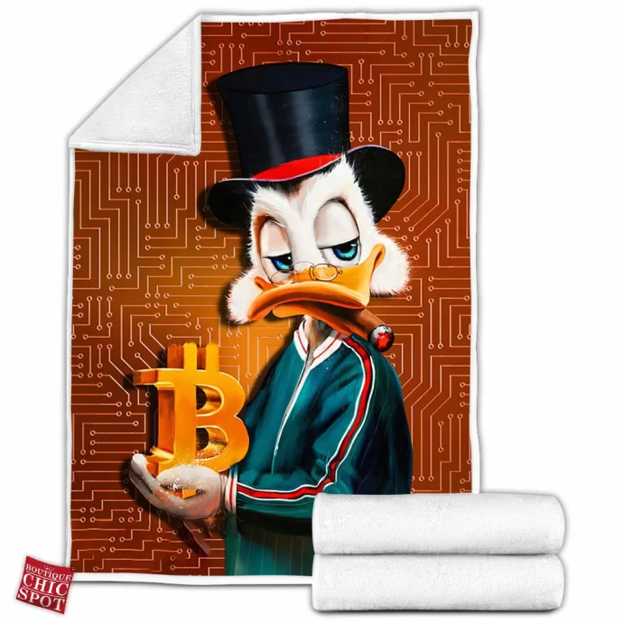 Scrooge McDuck Fleece Blanket