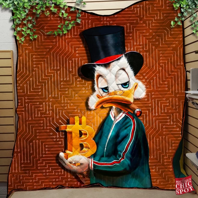 Scrooge McDuck Quilt Blanket