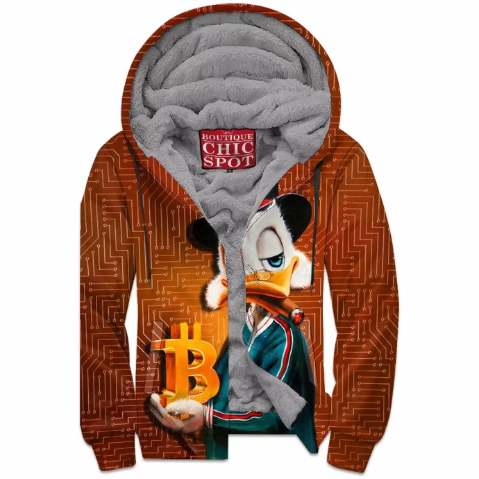 Scrooge McDuck Zip Fleece Hoodie