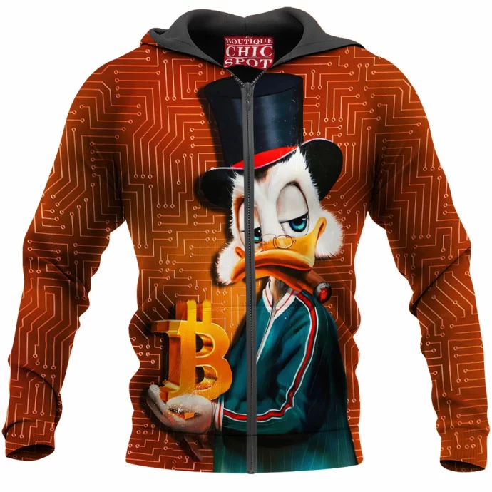 Scrooge McDuck Zip Hoodie