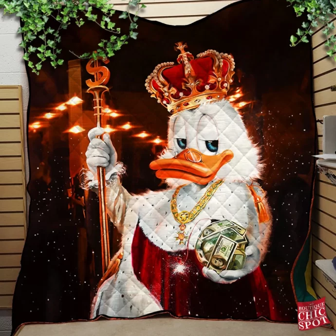 Scrooge McDuck Quilt Blanket