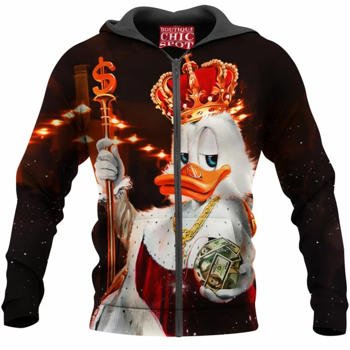 Scrooge McDuck Zip Hoodie