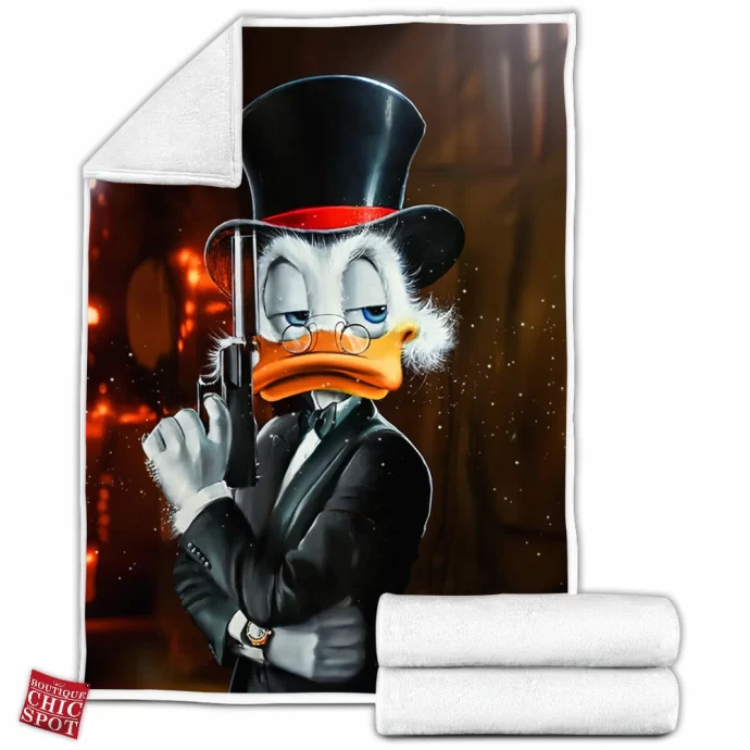 Scrooge McDuck Fleece Blanket