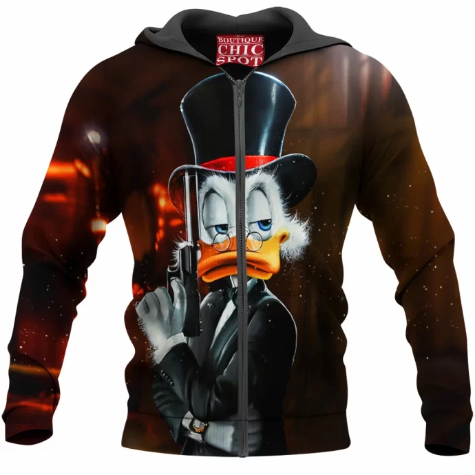 Scrooge McDuck Zip Hoodie