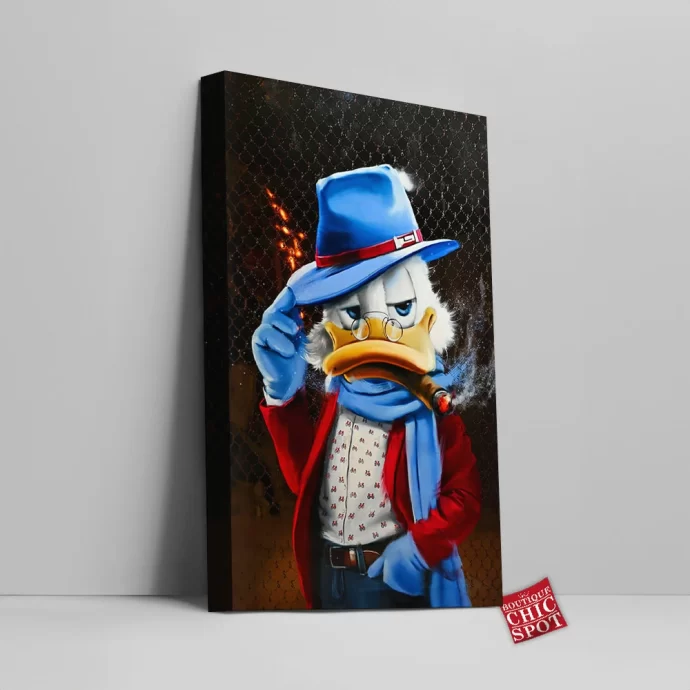 Scrooge McDuck Canvas Wall Art