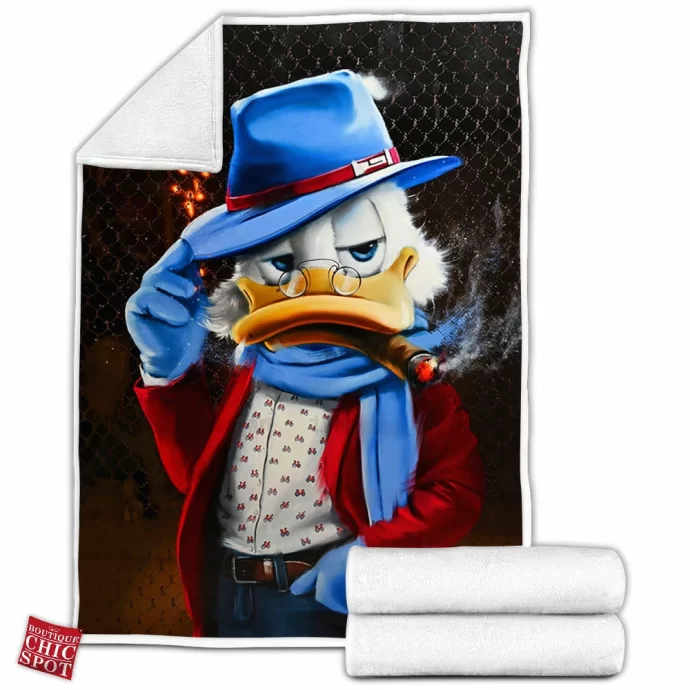 Scrooge McDuck Fleece Blanket