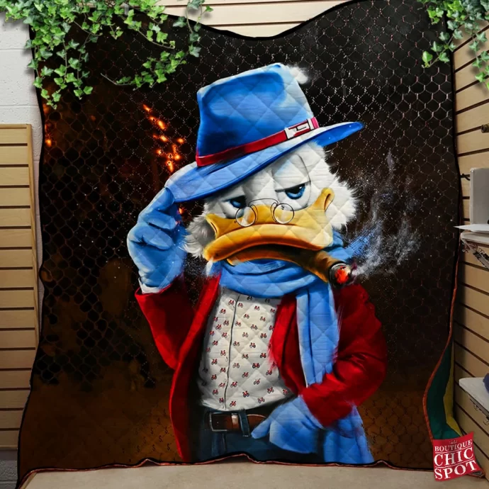 Scrooge McDuck Quilt Blanket