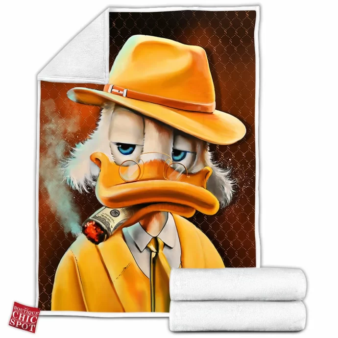 Scrooge McDuck Fleece Blanket