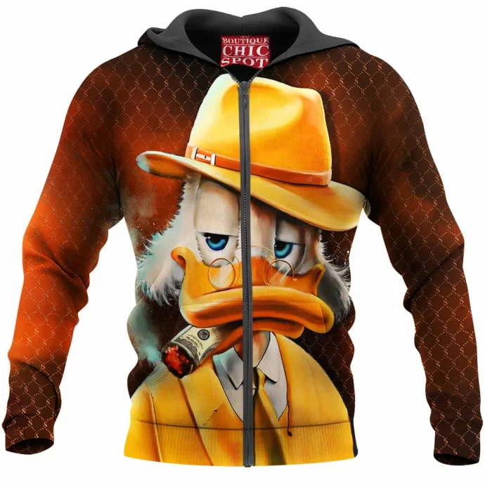 Scrooge McDuck Zip Hoodie