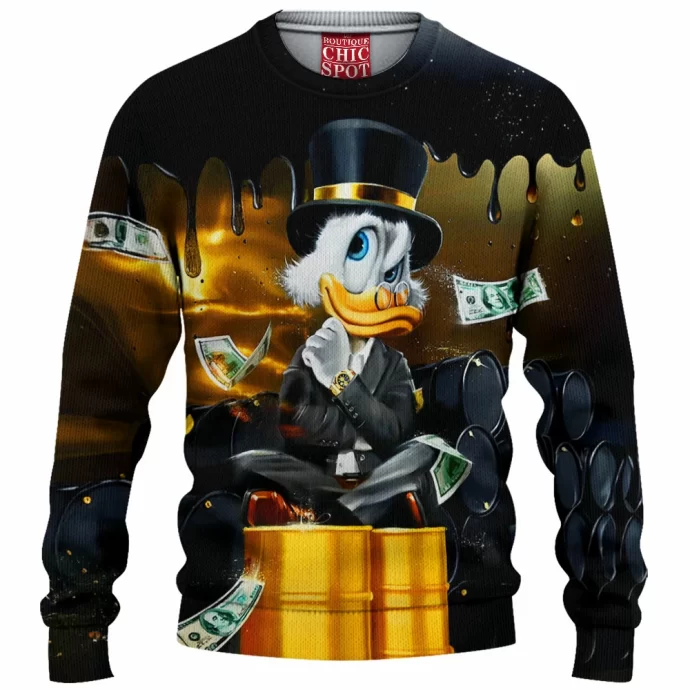 Scrooge McDuck Knitted Sweater