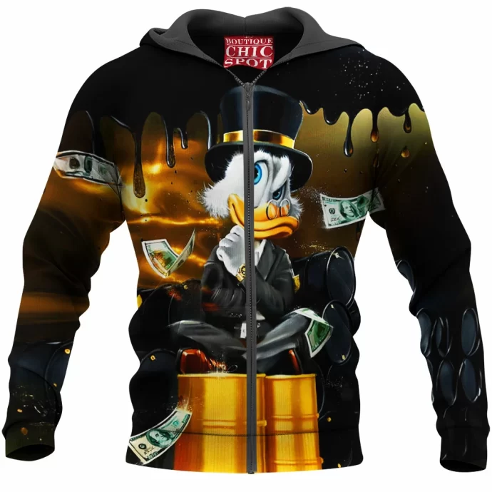 Scrooge McDuck Zip Hoodie