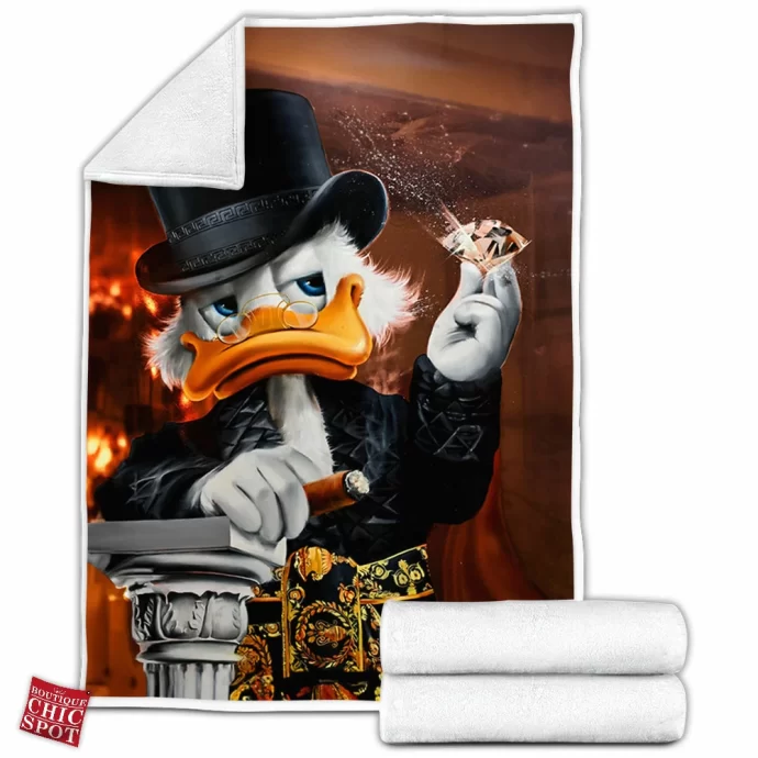 Scrooge McDuck Fleece Blanket