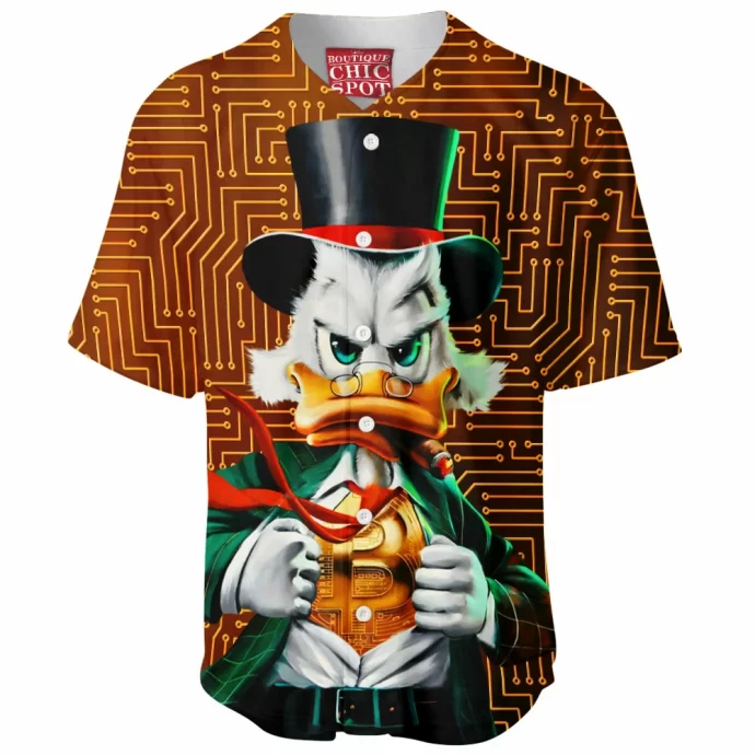 Scrooge McDuck Baseball Jersey