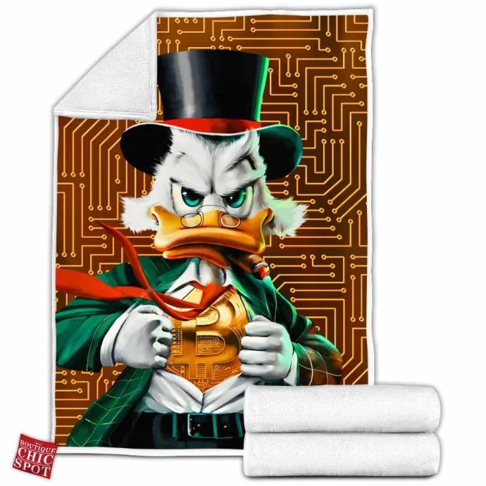 Scrooge McDuck Fleece Blanket