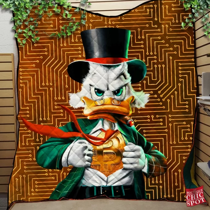 Scrooge McDuck Quilt Blanket