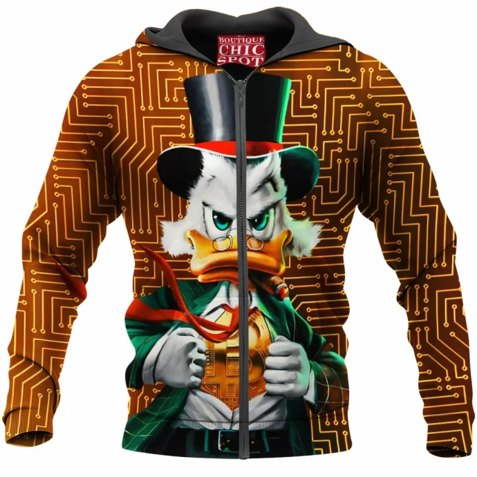 Scrooge McDuck Zip Hoodie