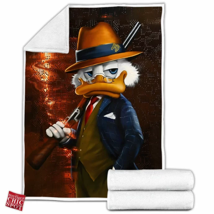 Scrooge McDuck Fleece Blanket