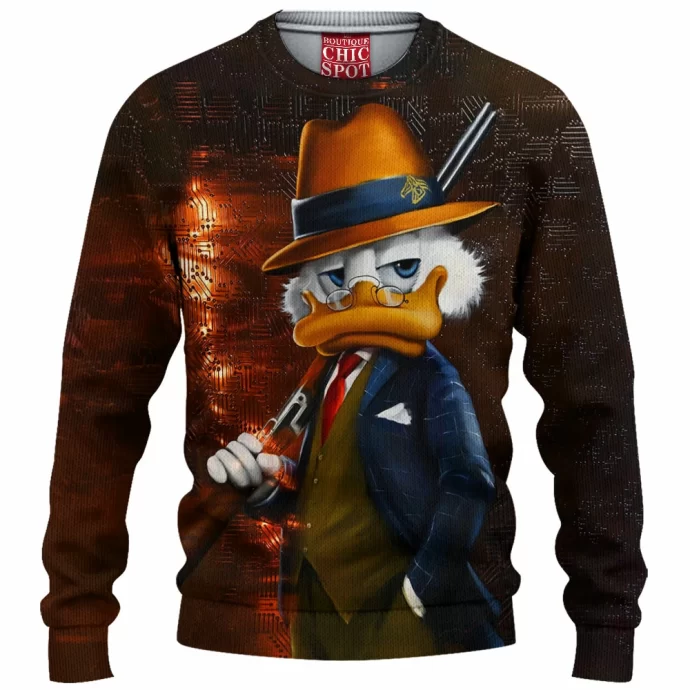 Scrooge McDuck Knitted Sweater