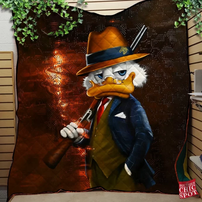 Scrooge McDuck Quilt Blanket