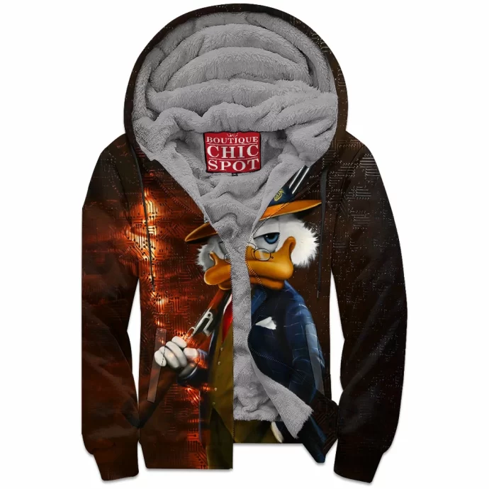 Scrooge McDuck Zip Fleece Hoodie