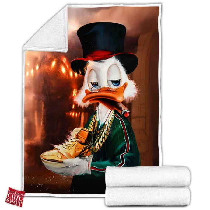 Scrooge McDuck Fleece Blanket